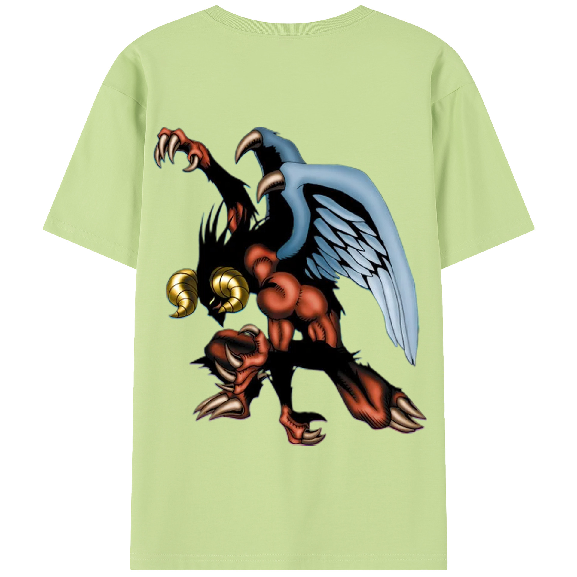 （画像用） 遊☆戯☆王 Yu-Gi-Oh! 綿100％半袖Tシャツ（背面プリント）